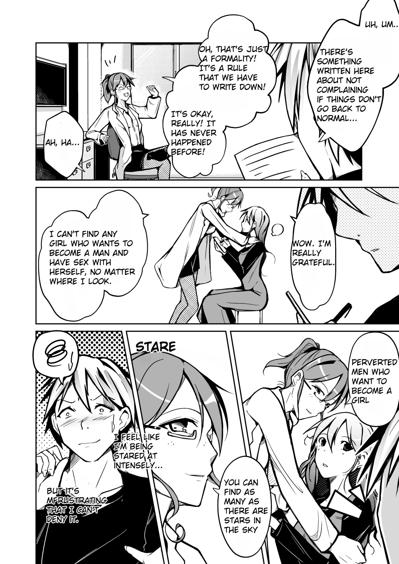 Hentai Manga Comic-Him and Her Captivated by the body of the opposite sex-Read-3